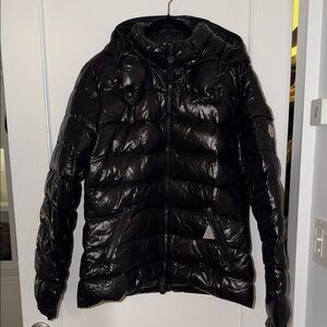 Classic Black Moncler Puffer Jacket Size 5